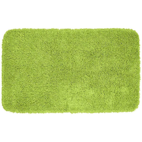Garland Rug Jazz Lime Green 30 in. x 50 in. Washable Bathroom Accent Rug