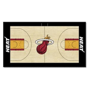Miami Heat NBA 2 ft. x 4 ft. NBA Court Runner Rug