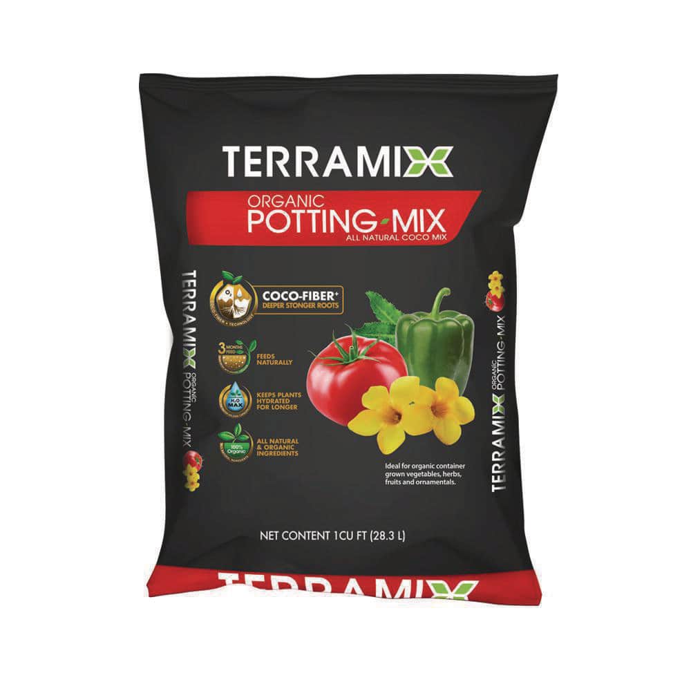 1 cu. ft. 18 lbs. Organic Potting Mix Soil TM001 - The Home Depot