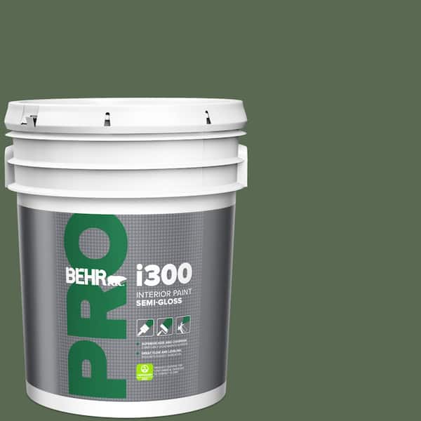 BEHR PRO 5 gal. #S390-7 Trailing Vine Semi-Gloss Interior Paint