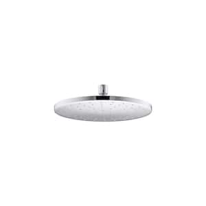 Contemporary 1-Spray Patterns 10 in. Ceiling Mount Fixed Shower Head in Polished Chrome