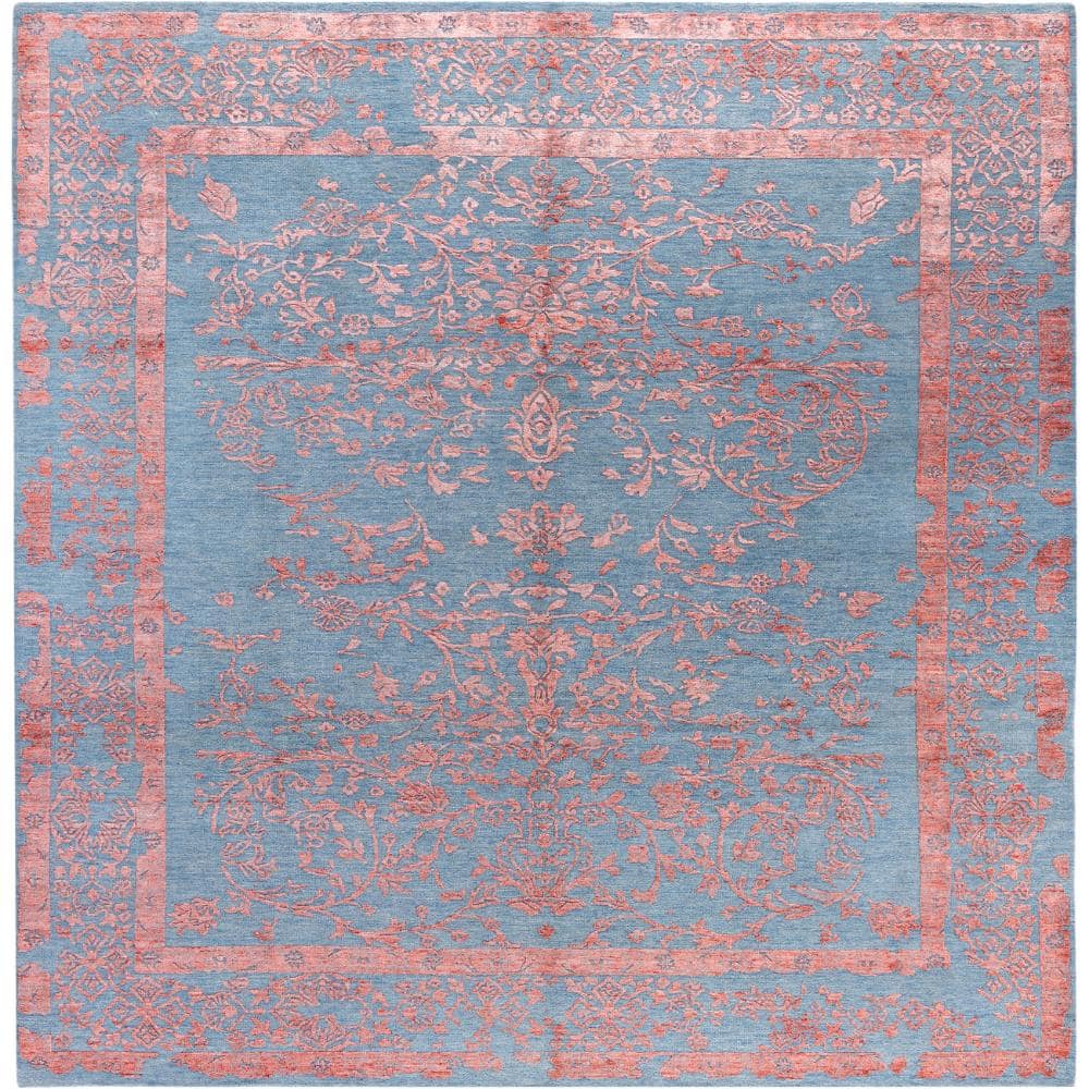 Ikat Gray 8 X 10 Hand-Knotted Wool Silk Indoor Area Rug price history on PriceWatchPro
