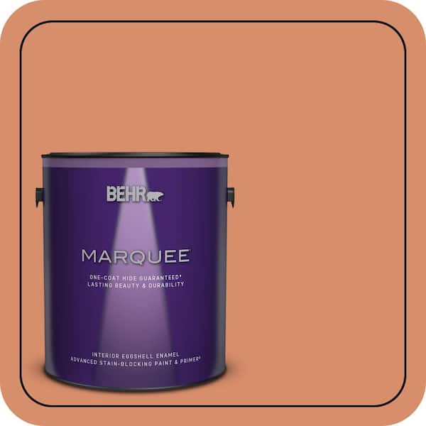 BEHR MARQUEE 1 gal. #MQ4-38 Balcony Sunset One-Coat Hide Eggshell Enamel Interior Paint & Primer