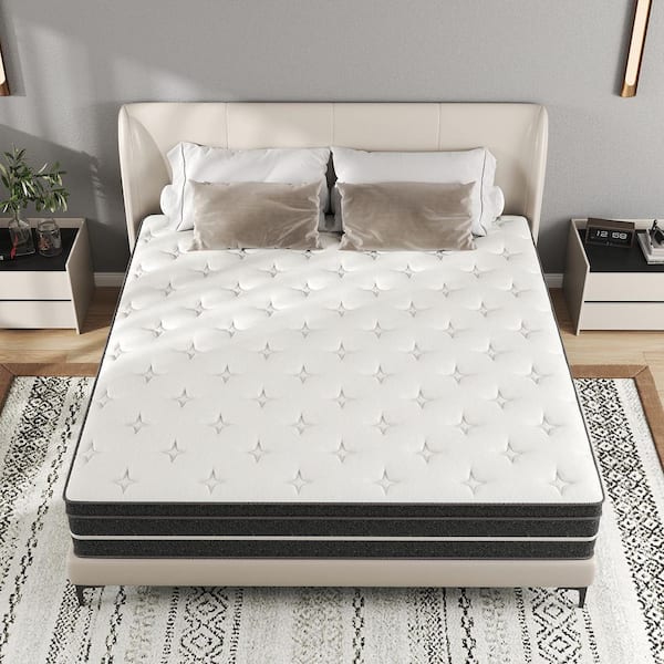 Twin Medium Memory Foam Hybrid 12 in. Bed-in-a-Box Mattress