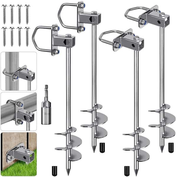 MOEPISY Multi-Purpose Ground Anchors Screw Mobile Home Anchors
