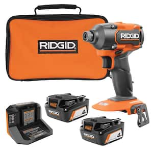 18V Brushless Cordless 3-Speed 1/4 in. Impact Driver with (2) 4.0 Ah Batteries, 18V Charger, and Bag