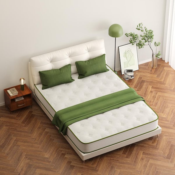 mm-mti（ホワイト） 7-Inch Single Side Mattress with Bonnell Innerspring & Plush