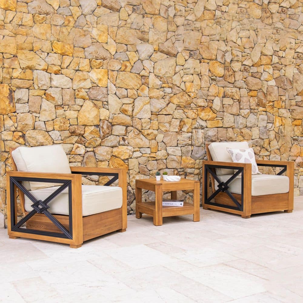 TOP SPOT - 다중관점 (ANOTHER DIMENSION) セット Cambridge Casual Provence 3-Piece Premium Indonesia Outdoor Teak