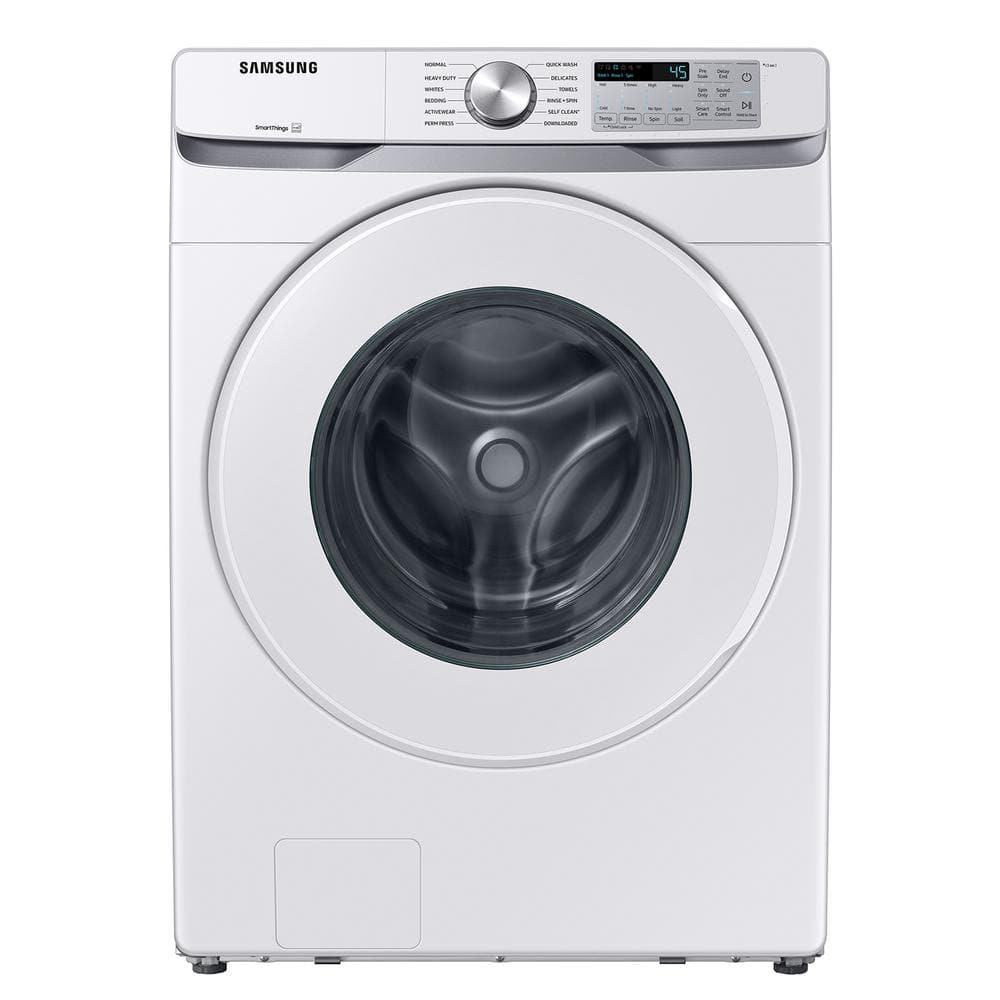 5.1 cu.ft. Extra-Large Capacity Smart Front Load Washer with Vibration Reduction Technology+ in White