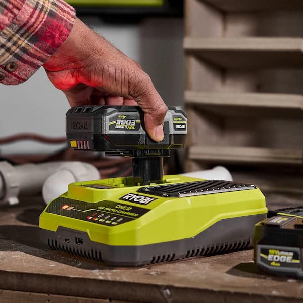 RYOBI ONE+ 18V 8A Rapid Charger PCG008 - The Home Depot