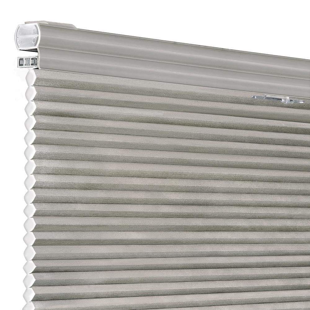 Dove Grey Cordless Top-Down Bottom-Up Cellular Fabric Shade 36x64