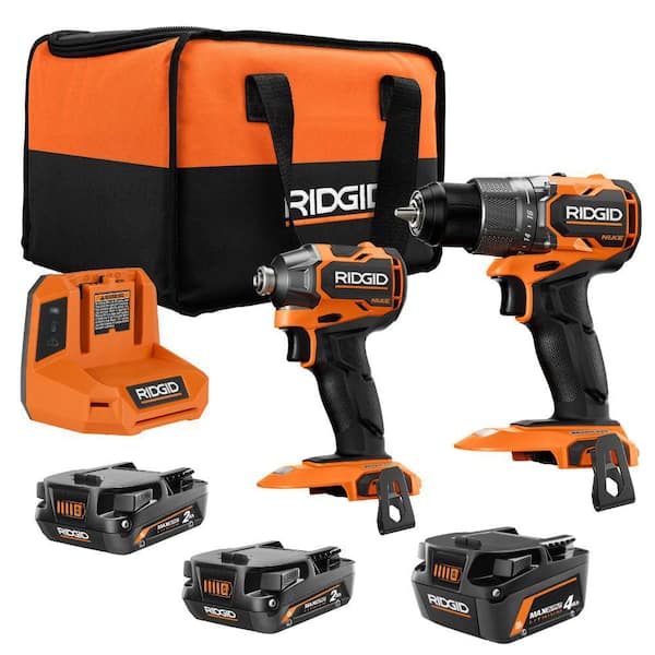 18V NUKE SubCompact Brushless Cordless 2-Tool Combo Kit with 18V 4.0 Ah MAX Output Lithium-Ion Battery