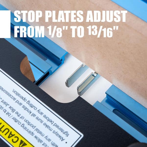 POWERTEC Adjustable Box Joint Jig for Table Saws and Router Tables