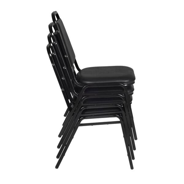 Regency Kahlo 42 in. Square Breakroom Table & 4 Restaurant Stack Chairs -  REG-TPL424229 – SchoolOutlet