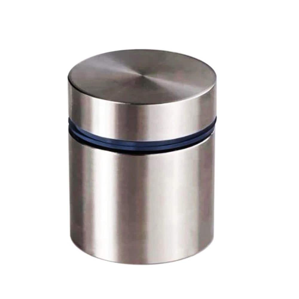 1 in. Dia x 1 in. L Stainless Steel Standoffs for Signs (4-Pack)