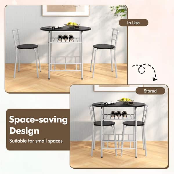 Amazon.com - ANSNAM Small Apartment Dining Table W/Chair