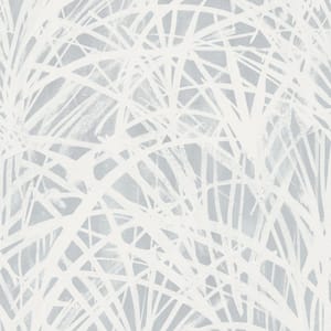 Grassroots Cornflower Blue Vinyl Peel and Stick Wallpaper (Covers 28 sq. ft.)