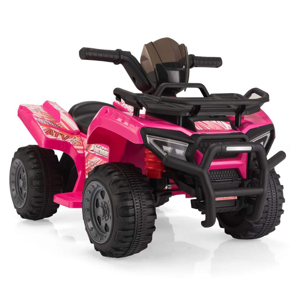 Rosy 6-Volt Kids Ride-On ATV Car with Music Horn