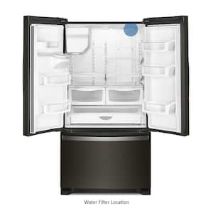 25 cu. ft. French Door Refrigerator in Fingerprint Resistant Black Stainless