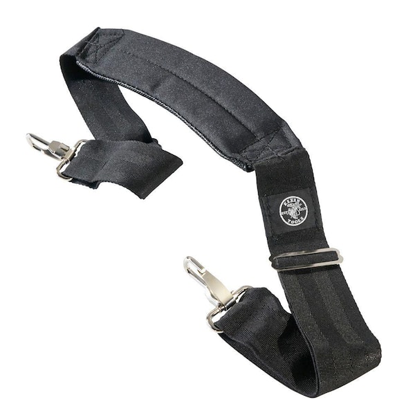 Klein Tools Black Padded Adjustable Shoulder Strap 58889 - The Home Depot