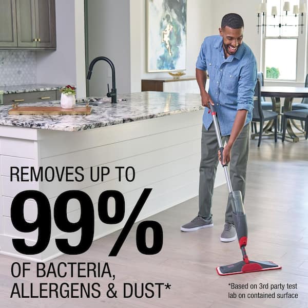 Reveal Floor Spray Mop 14 in. Flat Mop with Microfiber Mop Head