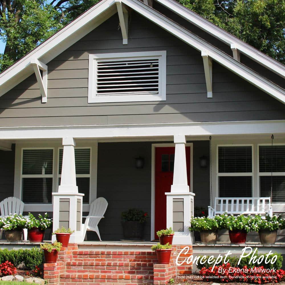 White PVC Decorative Architectural Grade Bracket, 13" Height