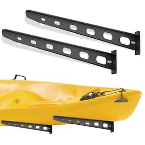 RaxGo Wall Kayak Storage Rack, Heavy Duty Wall Mounted Garage Kayak Storage Hooks for Kayaks, SUP, Canoe & Paddleboard, for Indoor, Outdoor, Garage
