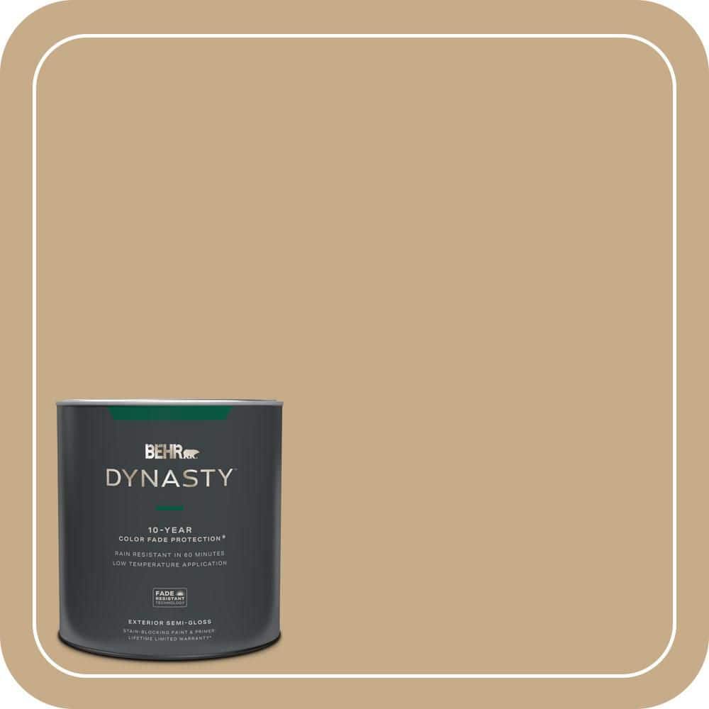 1 qt. #ICC-61 Toasted Grain Semi-Gloss Enamel Exterior Stain-Blocking Paint & Primer price history on PriceWatchPro