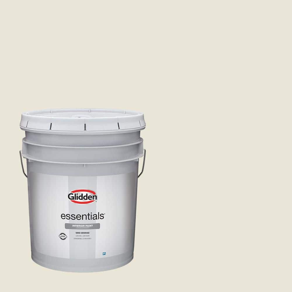 Glidden Essentials 5 gal. PPG1097-1 Cold Foam Flat Interior Paint