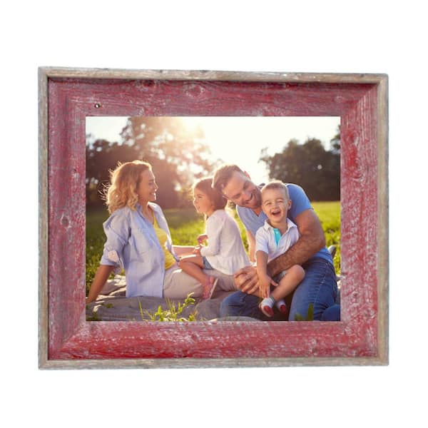 BarnwoodUSA Rustic Farmhouse Signature Series 8 x 10 White Wash Picture Frame