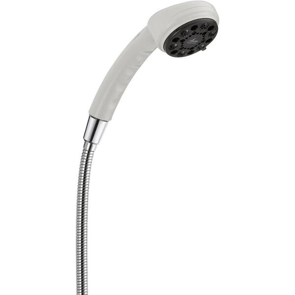Delta Classic Shower Series 4-Spray Massage Replacement Hand Shower in White-DISCONTINUED