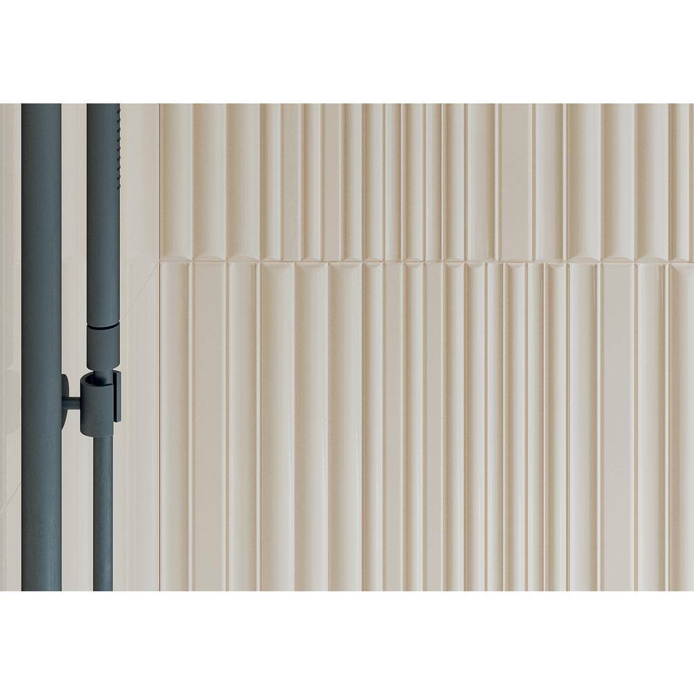 Galor Liniar Glossy White Ceramic Subway Wall Tile