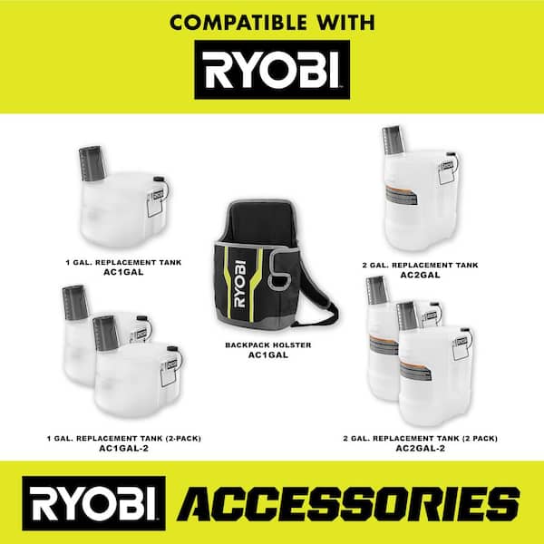 18V Cordless Battery Chemical Tool Only RYOBI Battery Sprayer 1-Gal ONE