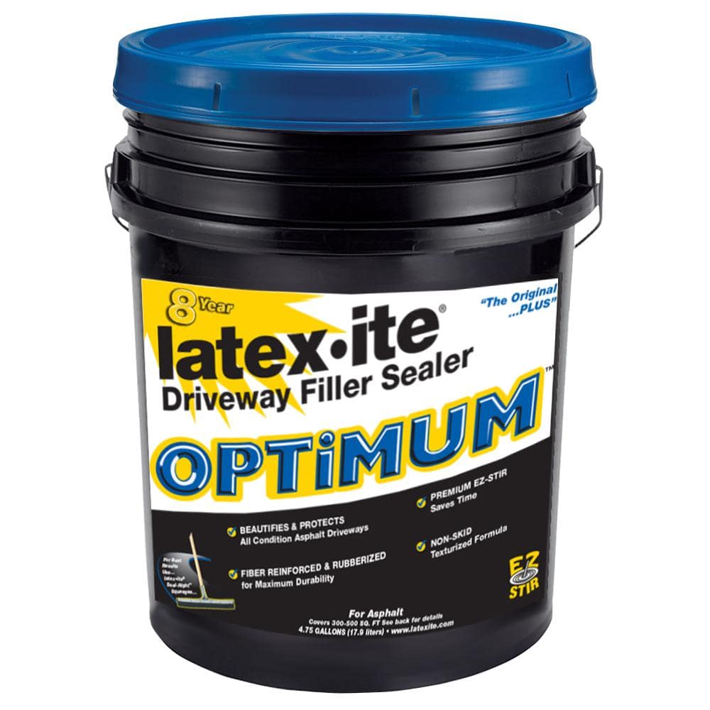 Latex-Ite Optimum Black Asphalt Asphalt Driveway Sealer 4.75 gal