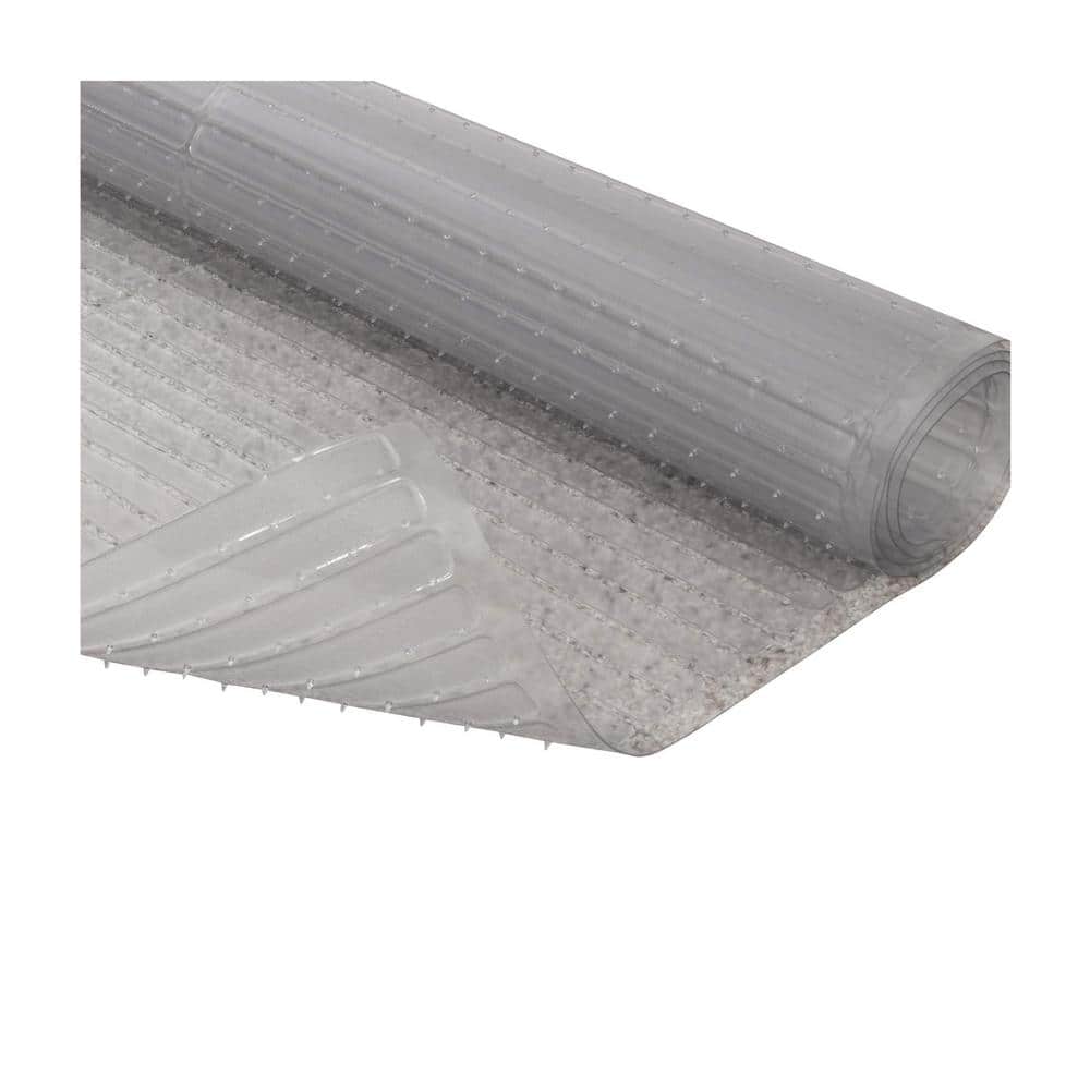 Resilia 48 x 6 Clear Vinyl Plastic Deep-Pile Floor Runner/Protector