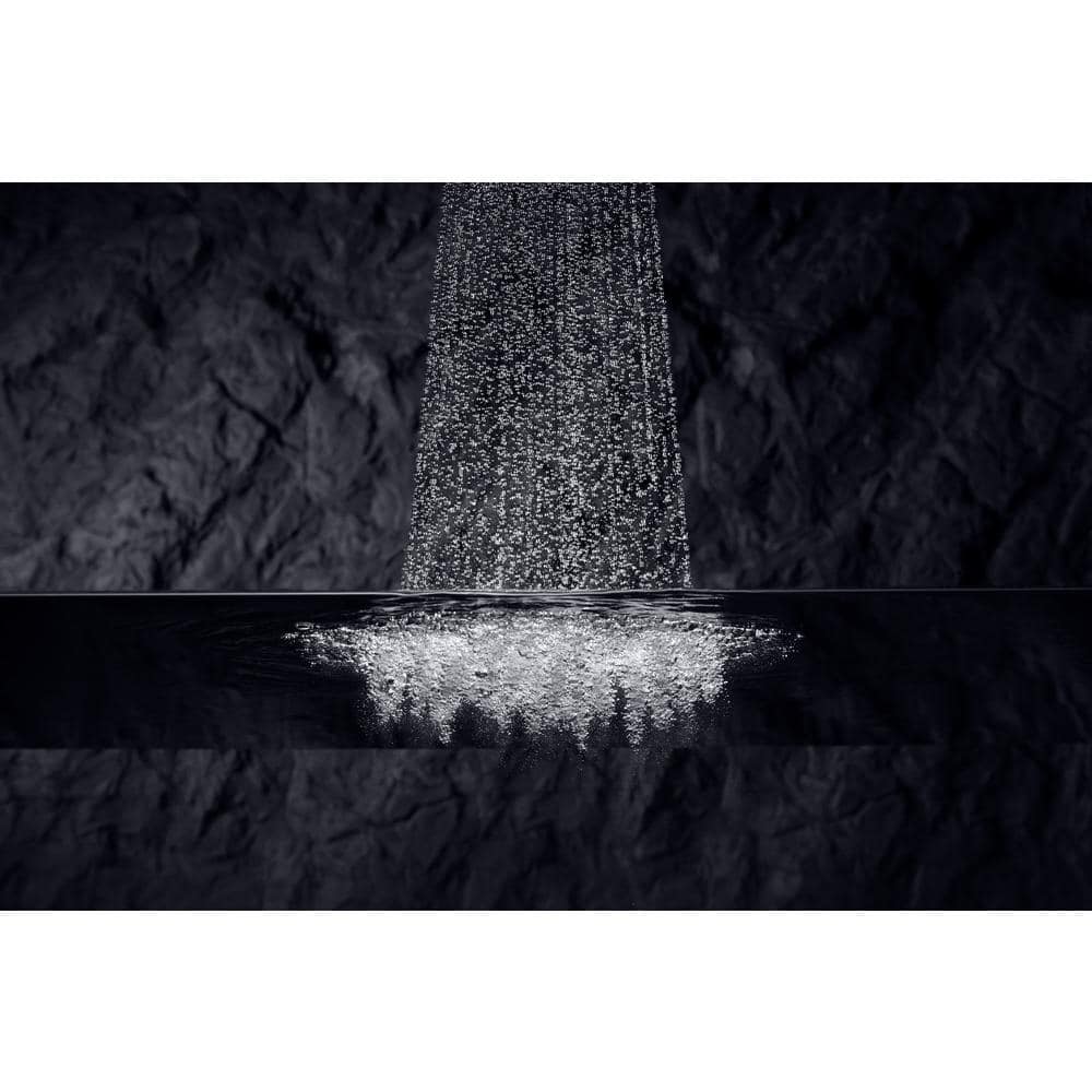 Vibrant Brushed Nickel Multifunction Wall Mounted Handheld Shower Head