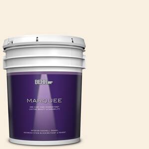 5 gal. #M220-1 Marshmallow Whip Eggshell Enamel Interior Paint & Primer
