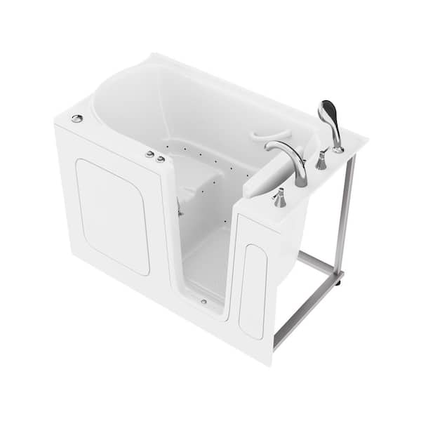 Universal Tubs HD Series 30 in. x 54 in. Right Drain Quick Fill Walk-In Air Tub in White