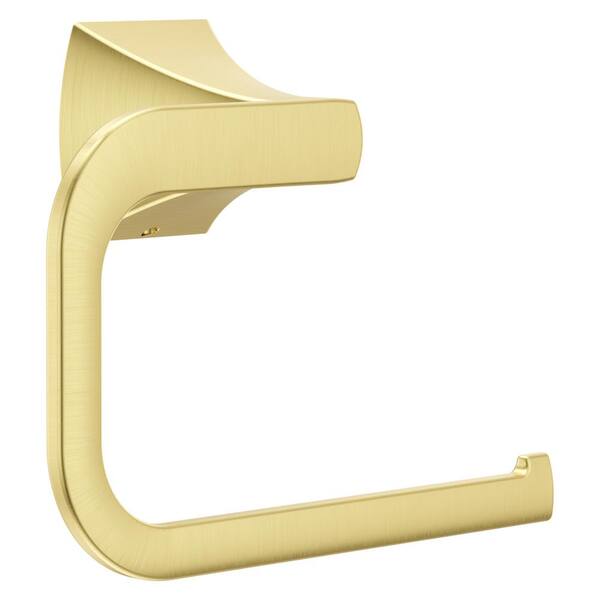 Golden Bath Hand Towel Ring: Mother of Pearl Modern Holder - Brass Bathroom  Kit