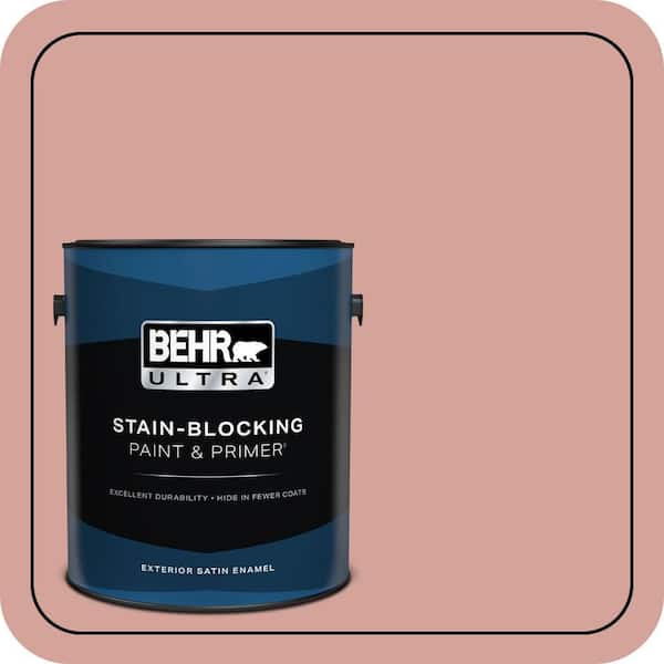BEHR ULTRA 1 gal. #S160-3 Bubble Shell Satin Enamel Exterior Paint & Primer