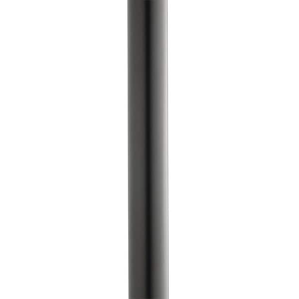 KICHLER 3 in. x 84 in. Black Direct Burial Ladder Rest Outdoor Lamp Post (1-Pack)