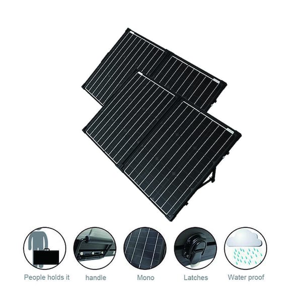 200-Watt Portable Briefcase OffGrid Solar Panel Expansion Kit