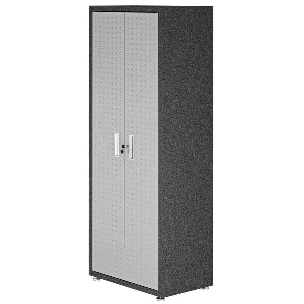 Manhattan Comfort Steel Freestanding Garage Cabinet In Gray 30 W X 75 H 18 D 1gmcf The