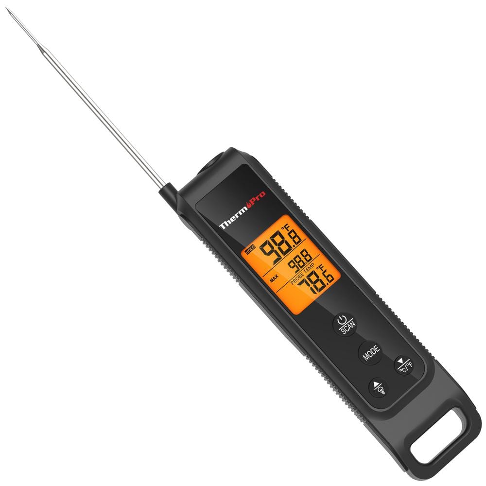 ThermoPro 2 in 1-Infrared and Instant Read Thermometer TP420W - The Home  Depot