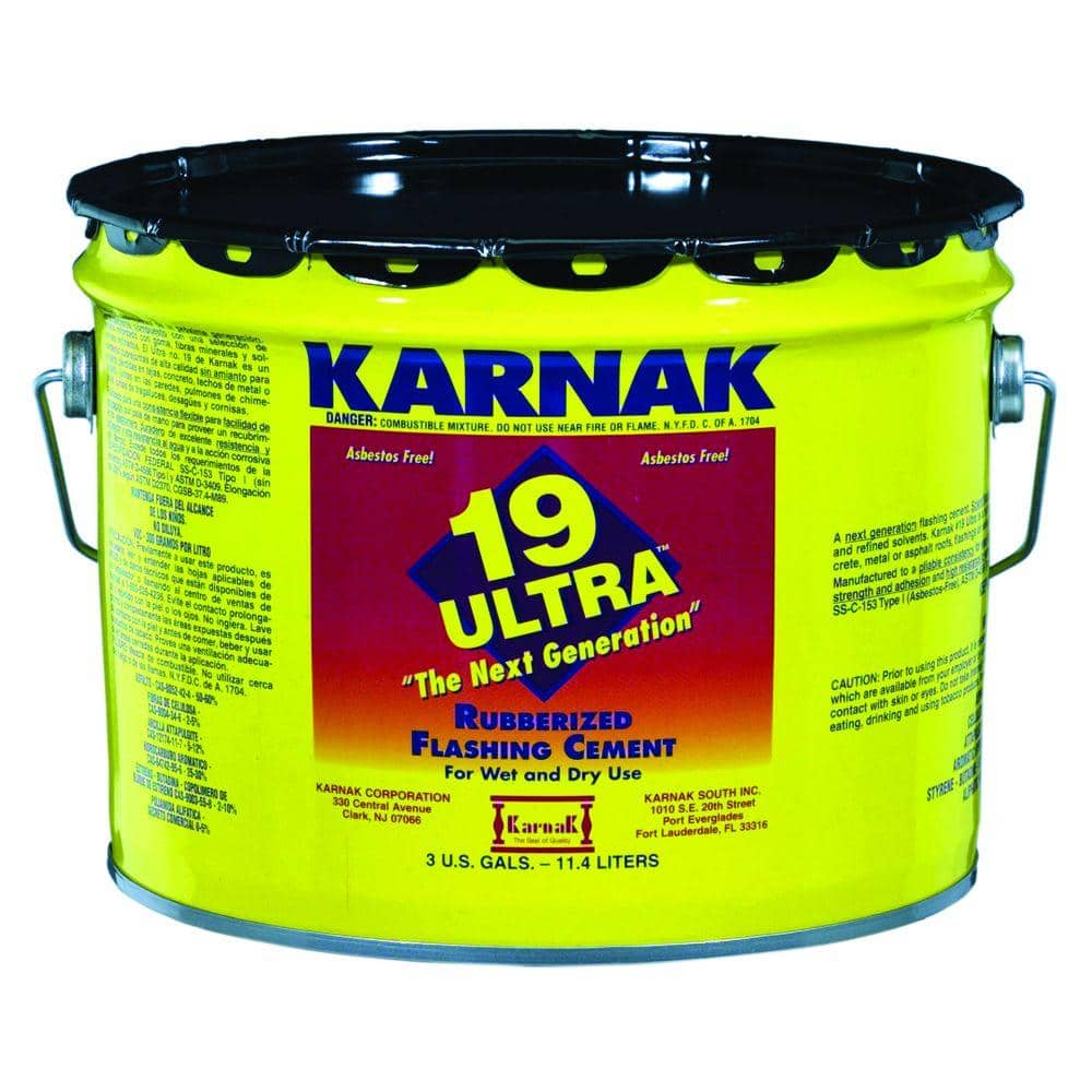Karnak 5-Gal. 16 Double Coverage Roof Cement 16-5-HD - The Home Depot