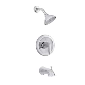 Jax Single-Handle 1-Spray Tub and Shower Faucet in Chrome