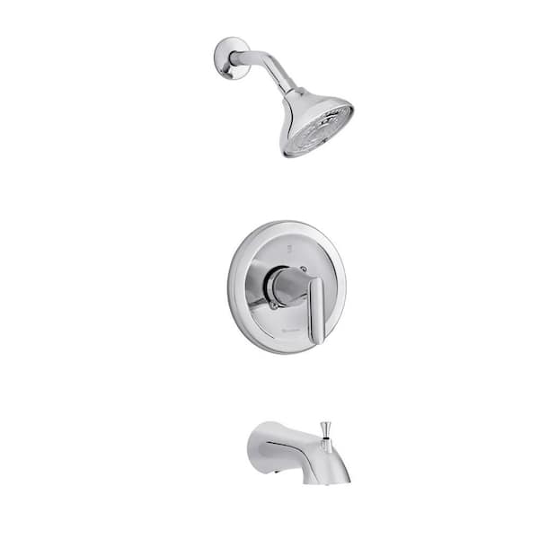 Glacier Bay Jax Single-Handle 1-Spray Tub and Shower Faucet in Chrome
