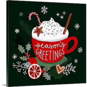 24 in. x 24 in. Christmas Comforts I by Victoria Borges Canvas Wall Art