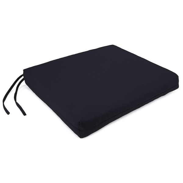 Jordan Manufacturing 19 in. L x 17 in. W x 2 in. T Outdoor Seat Cushion in Navy