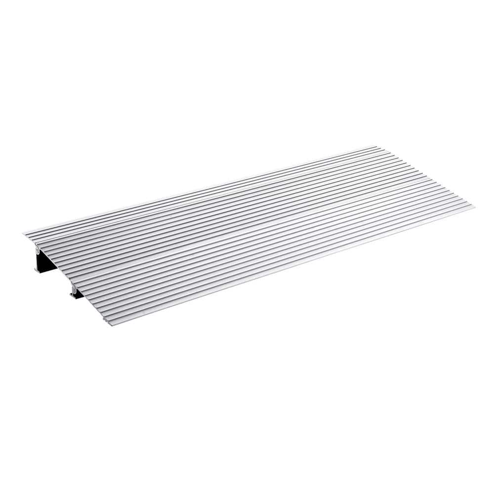 Adjustable Aluminum Threshold Ramp for Wheelchairs, 800 lb Capacity